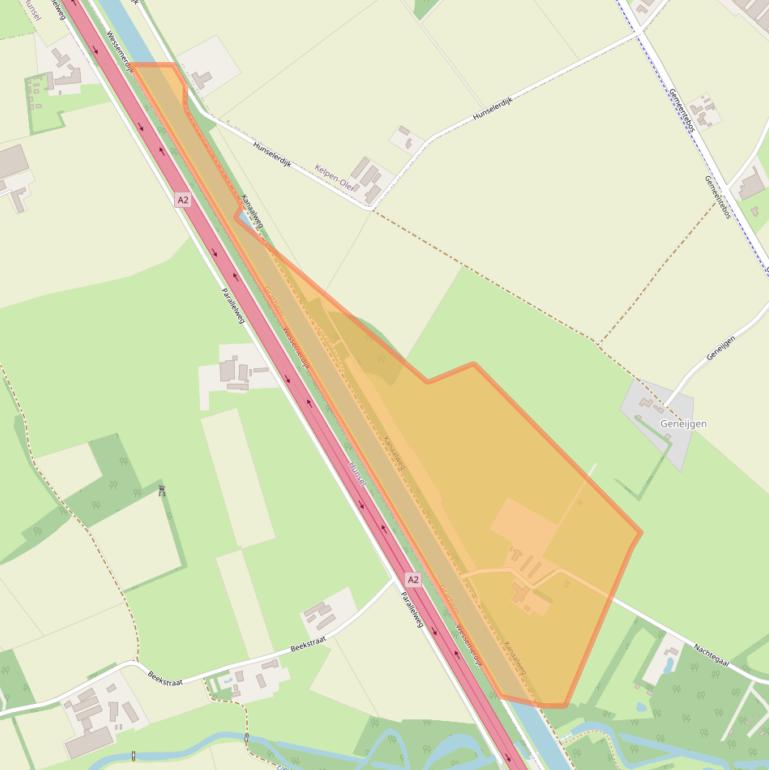 Kaart van postcodegebied 6096PA.