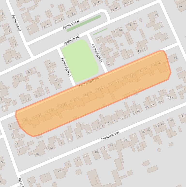 Kaart van postcodegebied 6097CD.