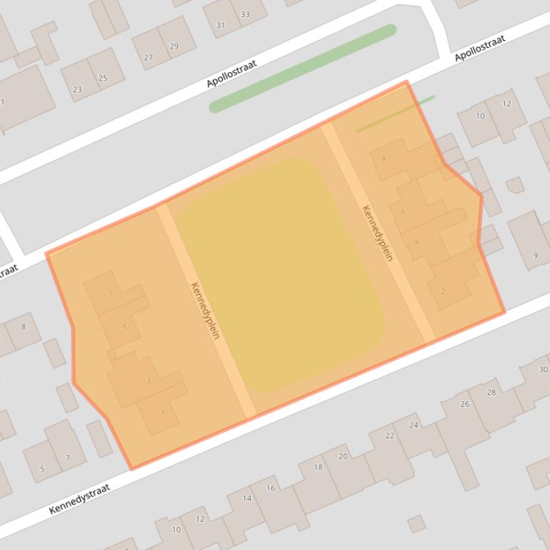 Kaart van postcodegebied 6097CE.