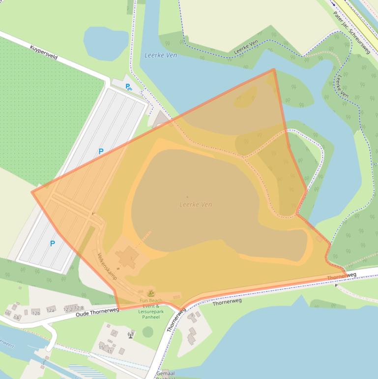 Kaart van postcodegebied 6097NN.