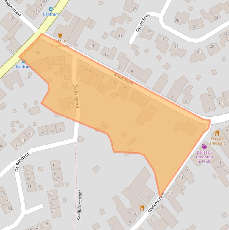 Kaart van postcodegebied 6099BK.