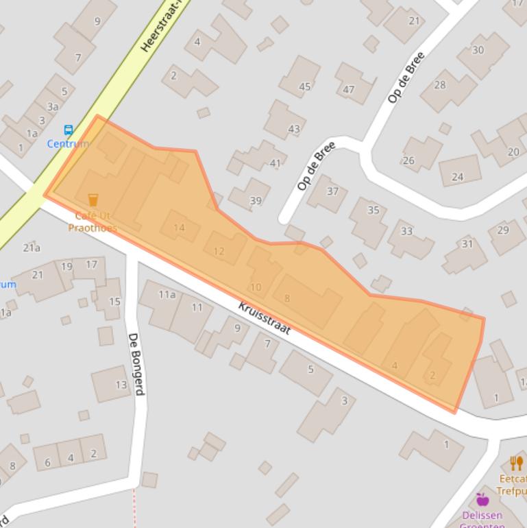 Kaart van postcodegebied 6099BL.