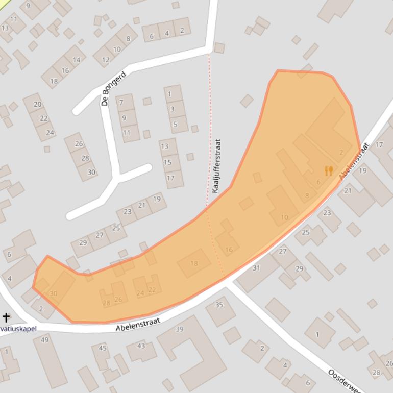 Kaart van postcodegebied 6099BP.