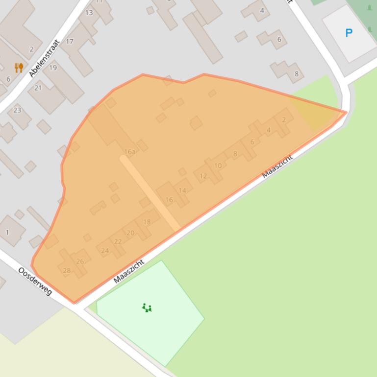 Kaart van postcodegebied 6099BT.