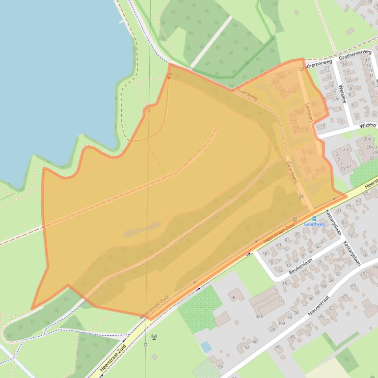 Kaart van postcodegebied 6099DD.