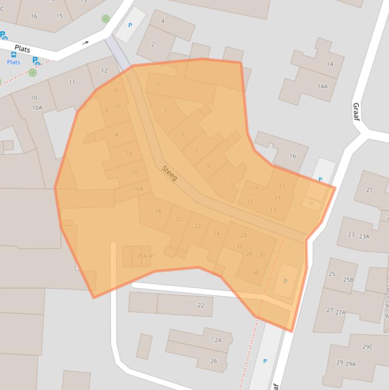 Kaart van postcodegebied 6101AR.