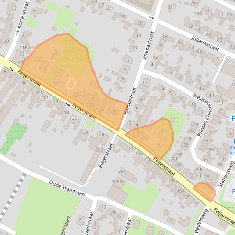 Kaart van postcodegebied 6101GC.