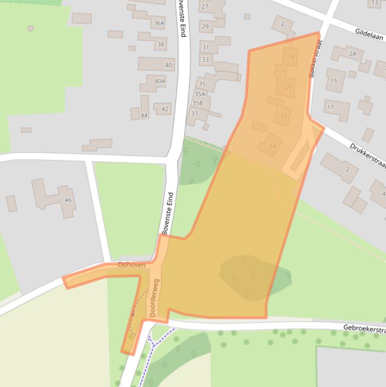 Kaart van postcodegebied 6101GT.