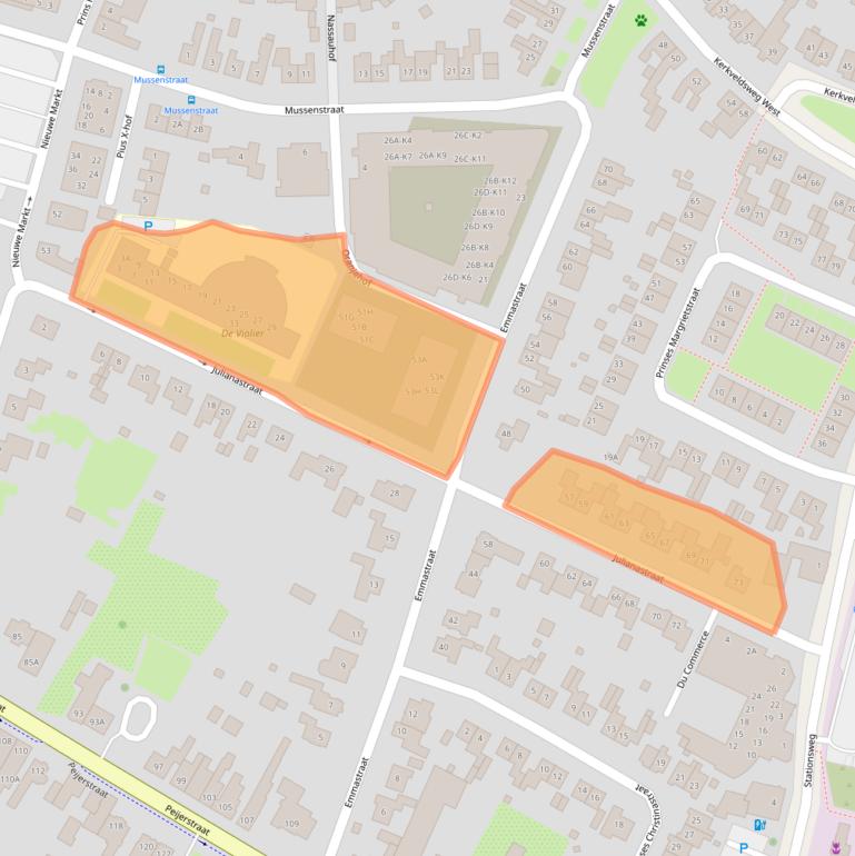Kaart van postcodegebied 6101HH.