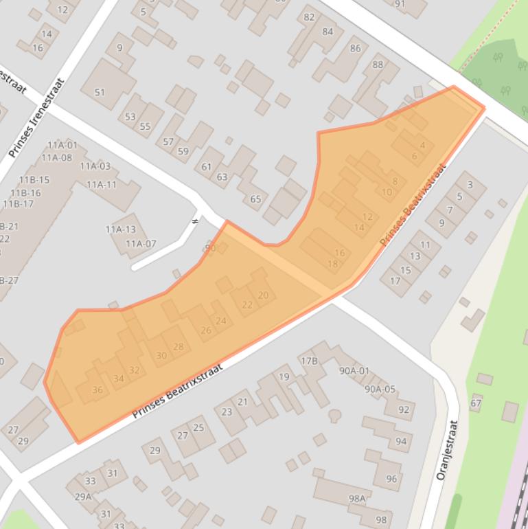 Kaart van postcodegebied 6101JB.