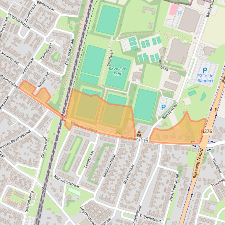 Kaart van postcodegebied 6101JE.