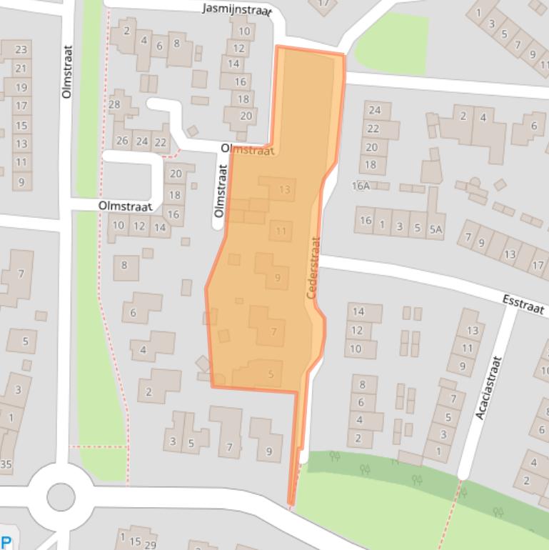 Kaart van postcodegebied 6101JR.