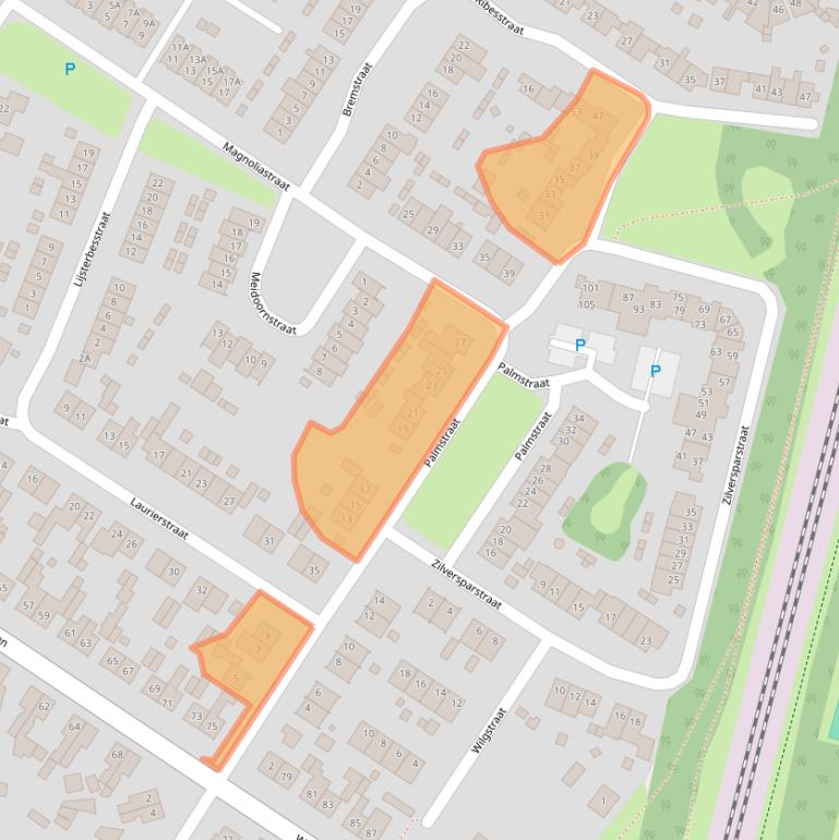 Kaart van postcodegebied 6101KM.