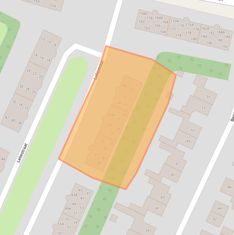 Kaart van postcodegebied 6101LR.