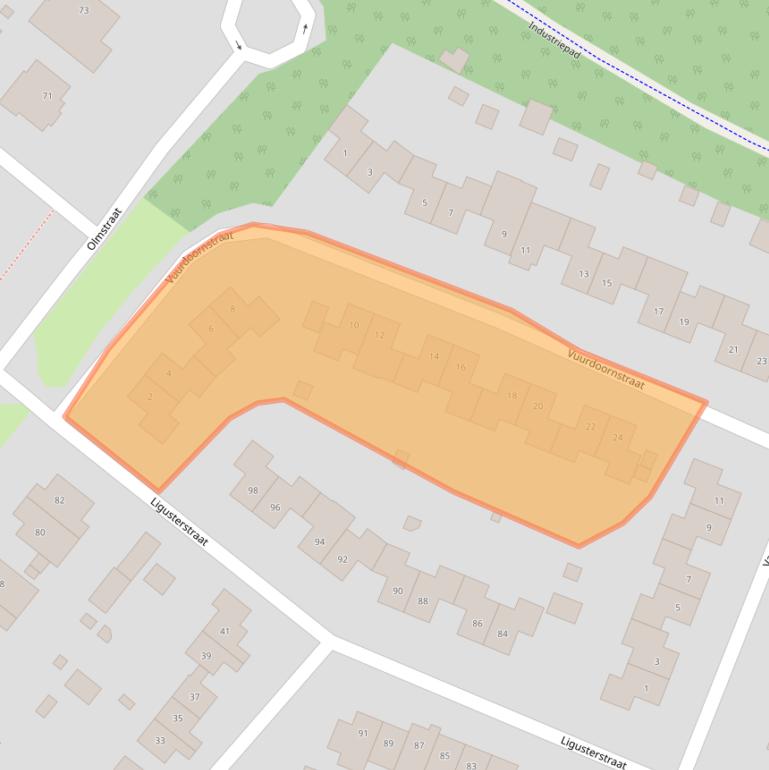 Kaart van postcodegebied 6101MA.