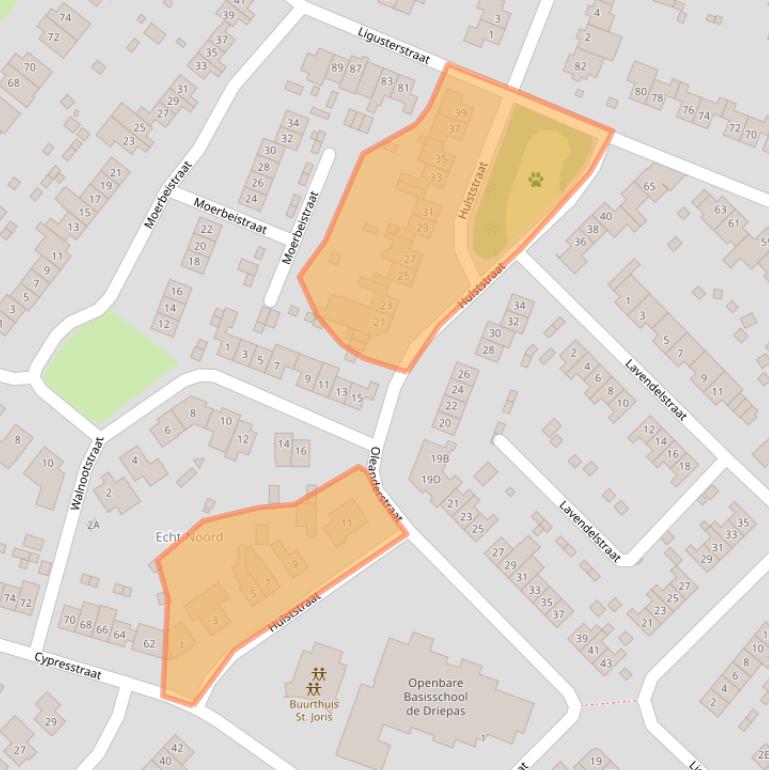 Kaart van postcodegebied 6101MH.