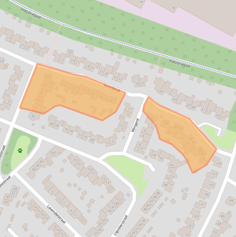 Kaart van postcodegebied 6101MK.