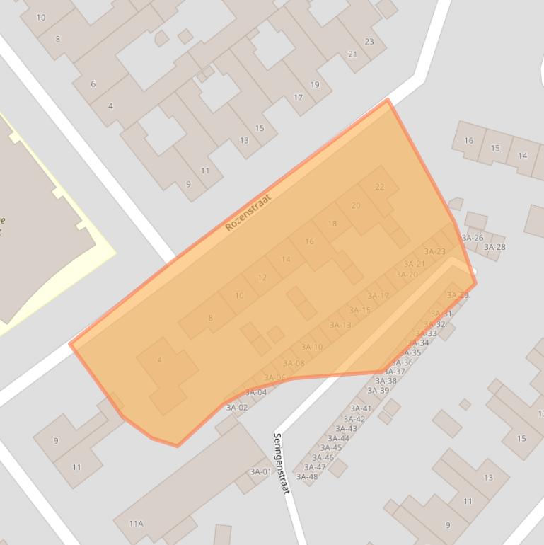 Kaart van postcodegebied 6101NB.