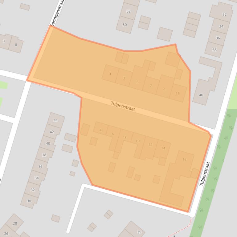 Kaart van postcodegebied 6101NK.