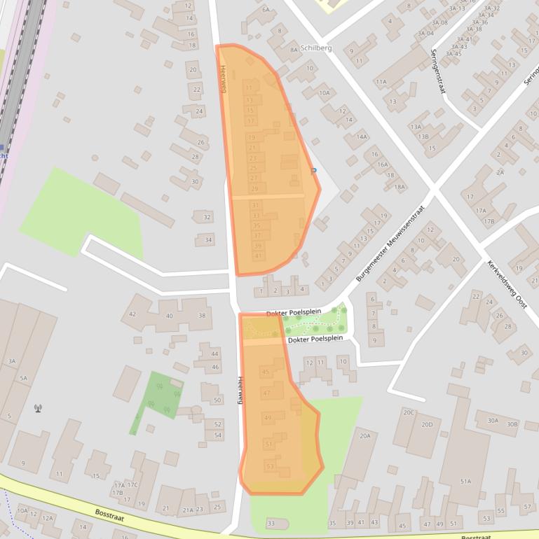 Kaart van postcodegebied 6101NS.