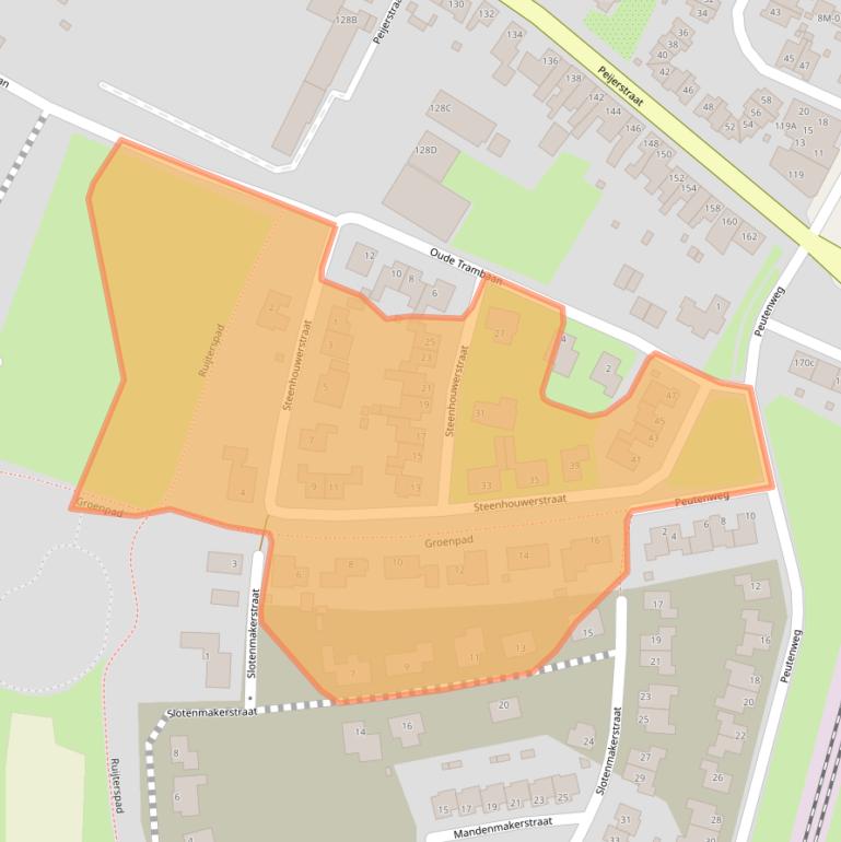 Kaart van postcodegebied 6101SC.