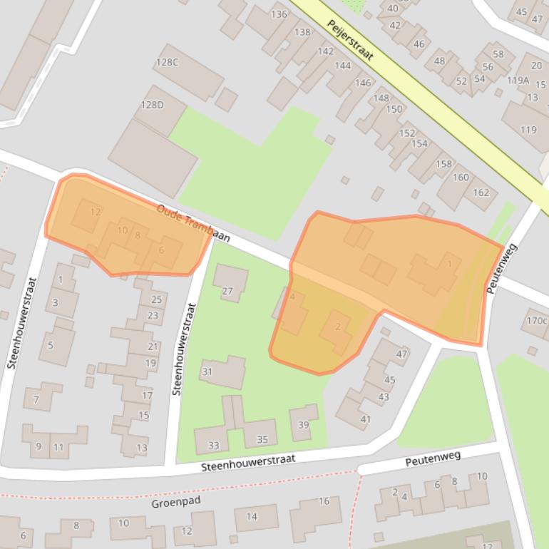 Kaart van postcodegebied 6101SE.