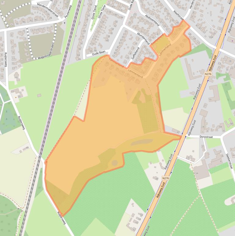 Kaart van postcodegebied 6101VE.