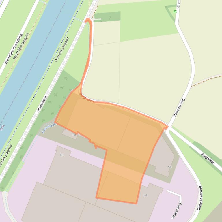 Kaart van postcodegebied 6101XL.