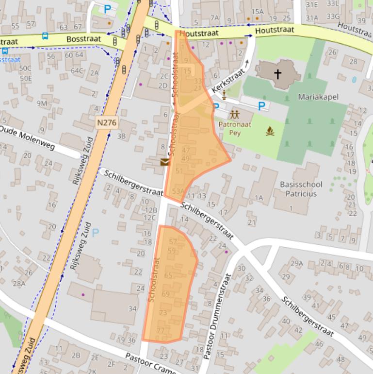 Kaart van postcodegebied 6102AD.