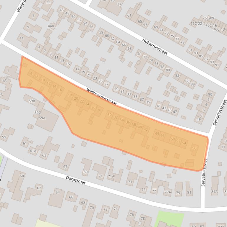 Kaart van postcodegebied 6102AP.