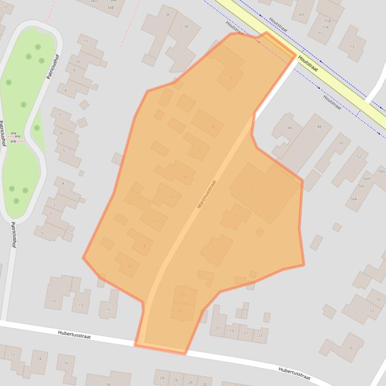 Kaart van postcodegebied 6102AZ.