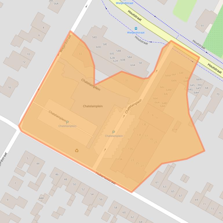 Kaart van postcodegebied 6102BB.