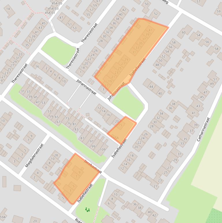 Kaart van postcodegebied 6102CJ.