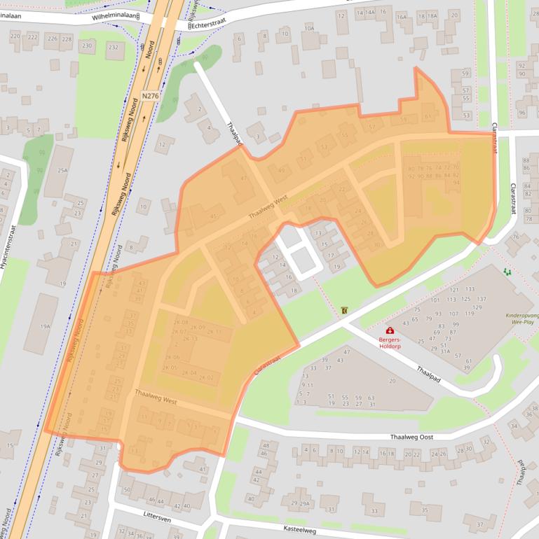 Kaart van postcodegebied 6102EA.