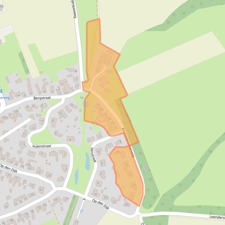 Kaart van postcodegebied 6102GE.