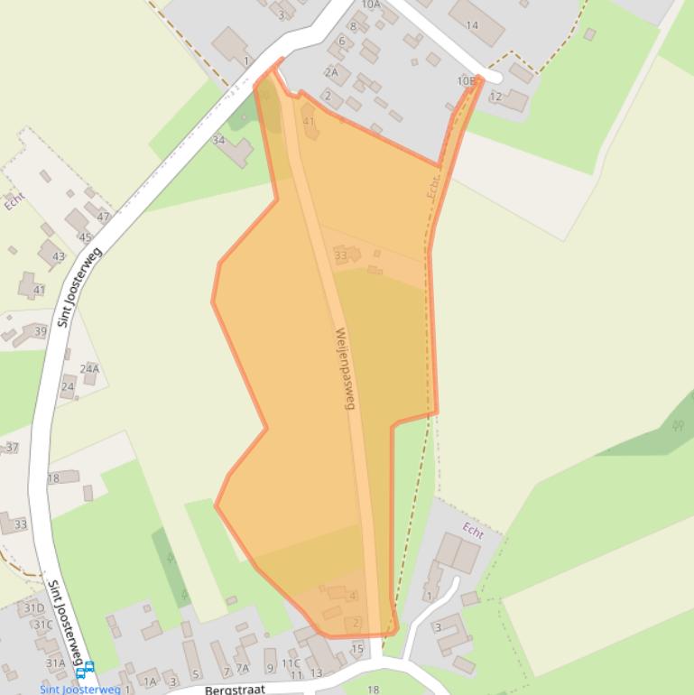 Kaart van postcodegebied 6102GG.