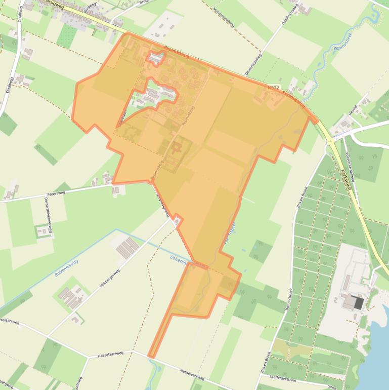 Kaart van postcodegebied 6102RJ.
