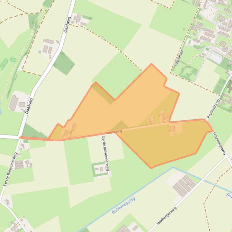 Kaart van postcodegebied 6102RL.