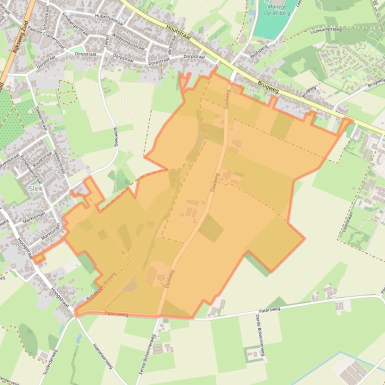 Kaart van postcodegebied 6102TD.
