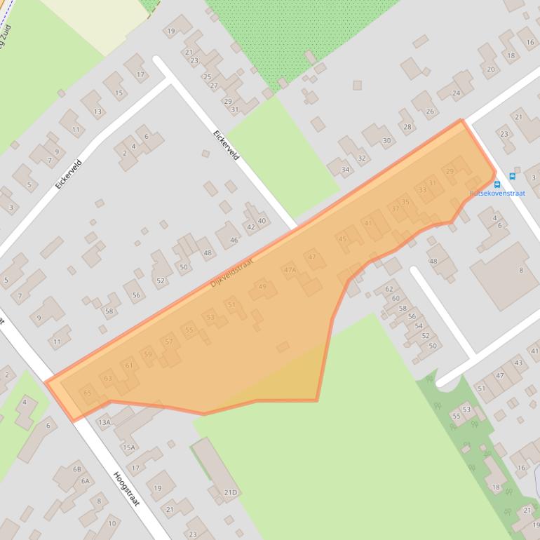 Kaart van postcodegebied 6102VP.