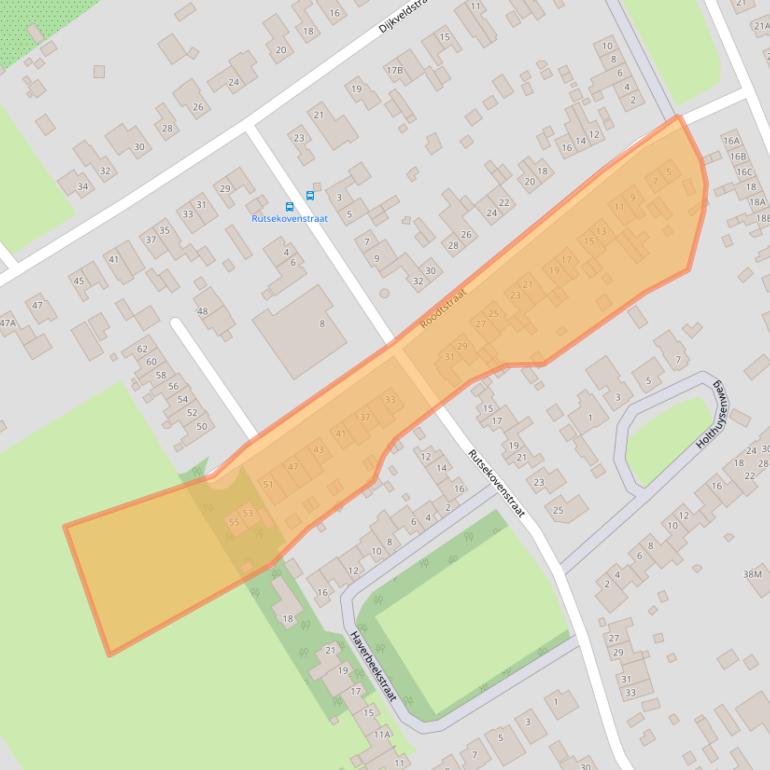 Kaart van postcodegebied 6102VS.