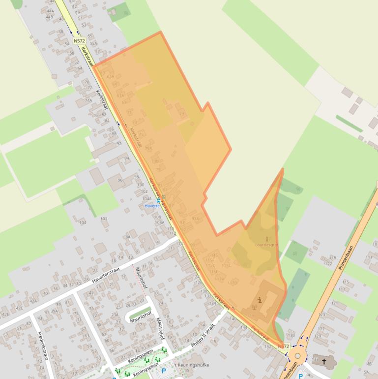 Kaart van postcodegebied 6104AB.