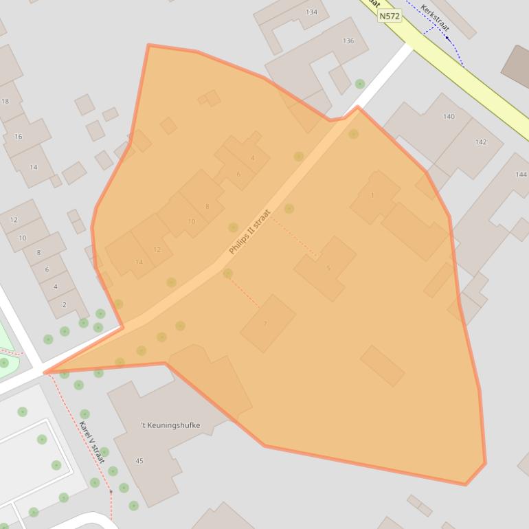 Kaart van postcodegebied 6104AZ.