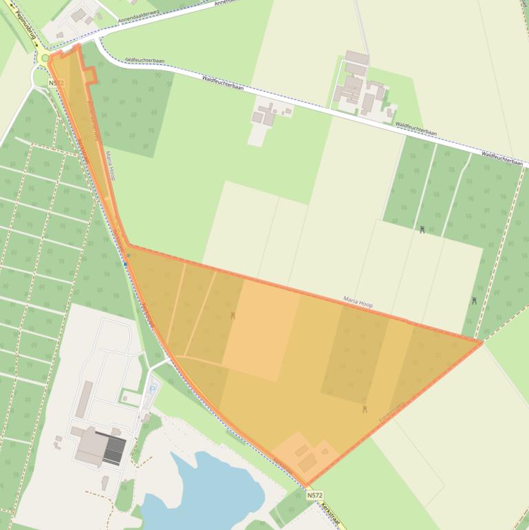 Kaart van postcodegebied 6104BS.