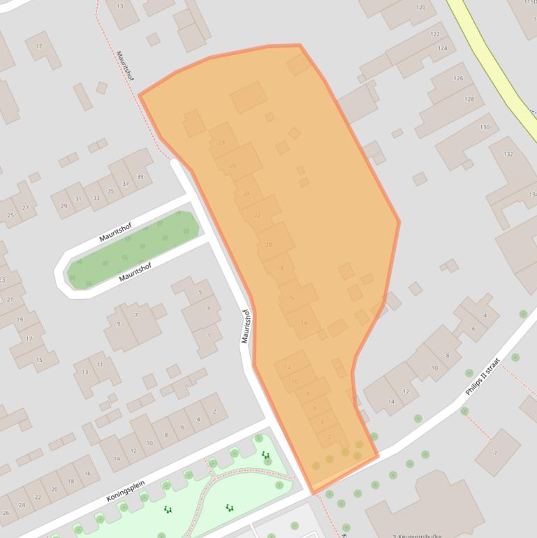 Kaart van postcodegebied 6104CC.