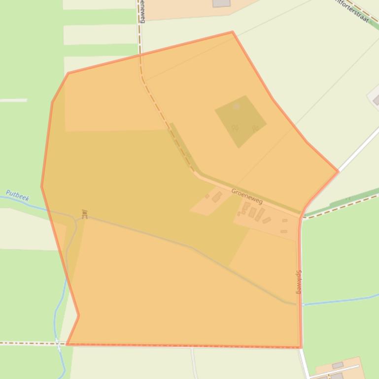 Kaart van postcodegebied 6105AH.