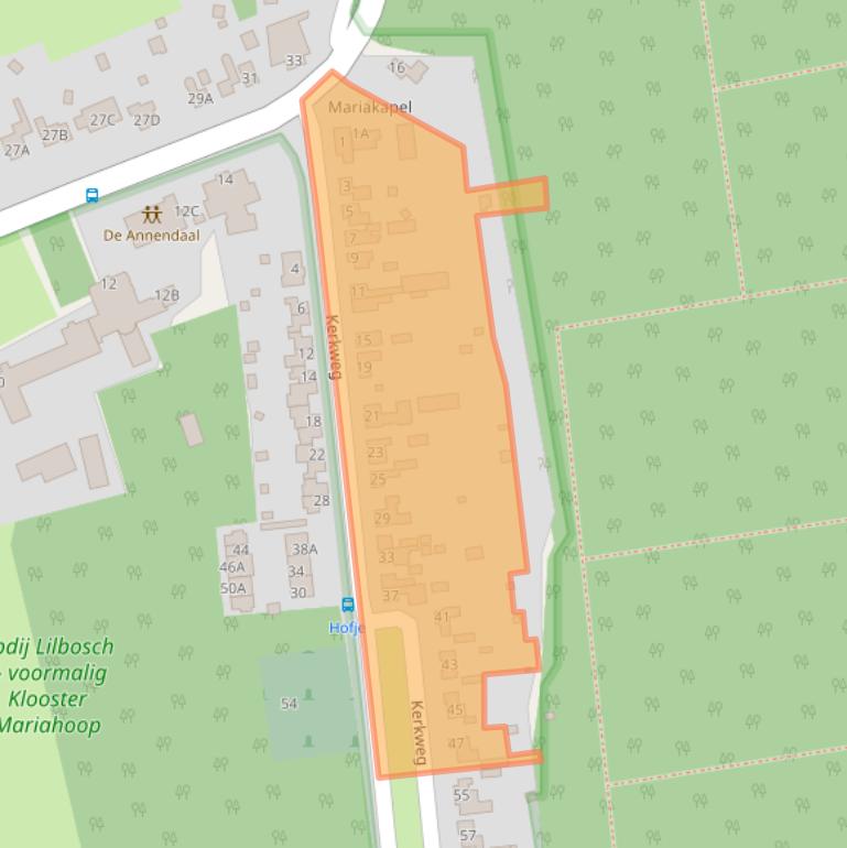 Kaart van postcodegebied 6105CC.