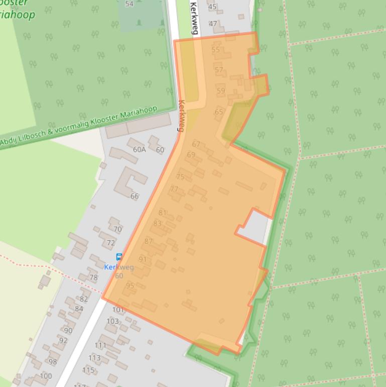 Kaart van postcodegebied 6105CD.