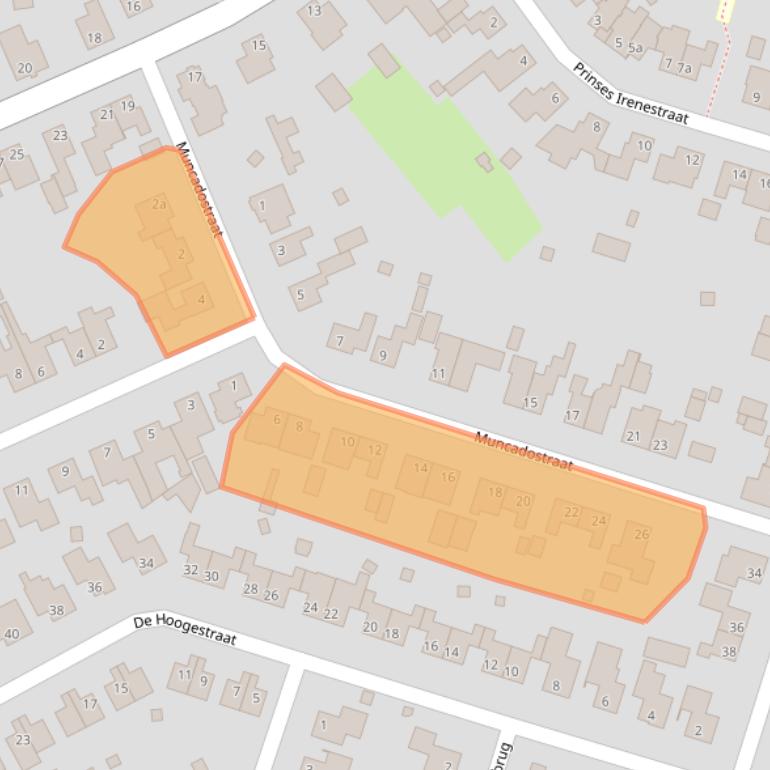 Kaart van postcodegebied 6107BC.