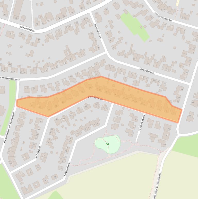 Kaart van postcodegebied 6107CG.